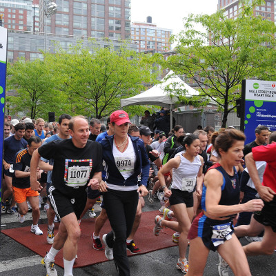 Ben Asen Event Photo: American Heart Association Wall Street Run and Walk start of the race