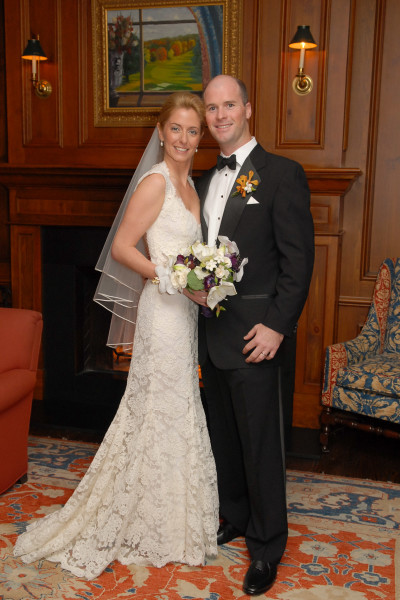 Ben Asen Celebration Photo: Bride and groom posing at their wedding