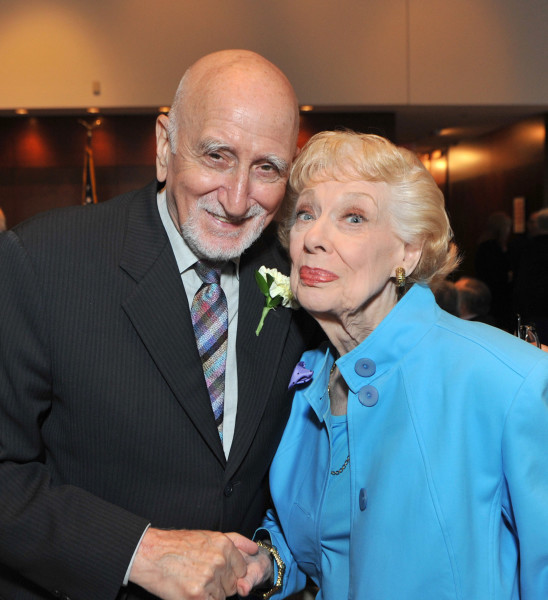 Ben Asen Event Photo: Actors Dominic Chianese (Uncle Junior of the Sopranos) & Joyce Randolph (Trixie of The Honeymooners) at Encore Awards