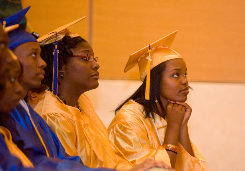 Ben Asen Editorial Photo: Institute for Student Achievement which is a Mentoring program, High School Graduation