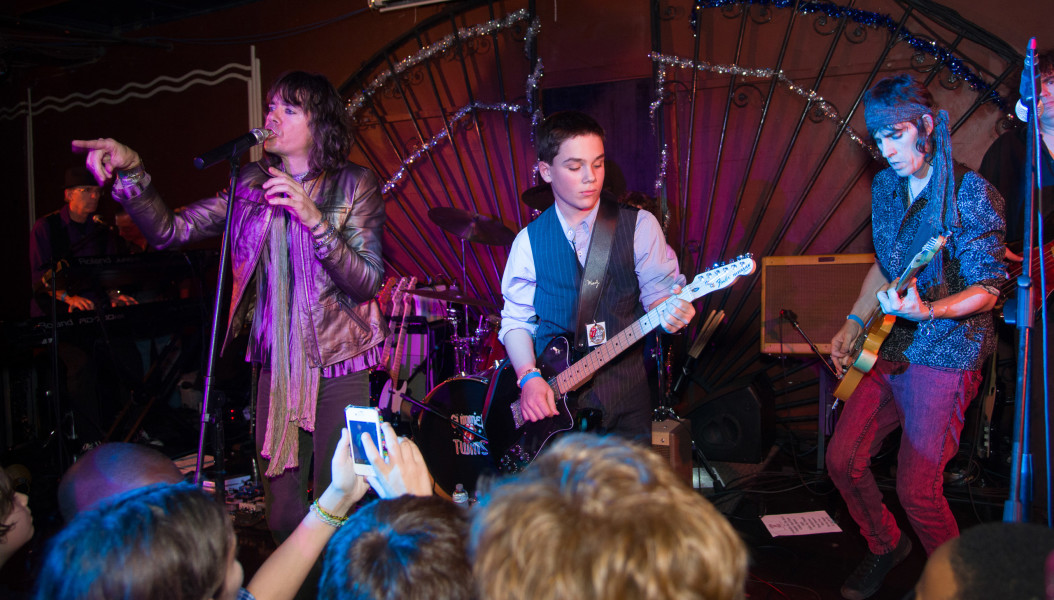Ben Asen Celebration Photo: Bar Mitzvah at party performing with Rolling Stones Tribute Band