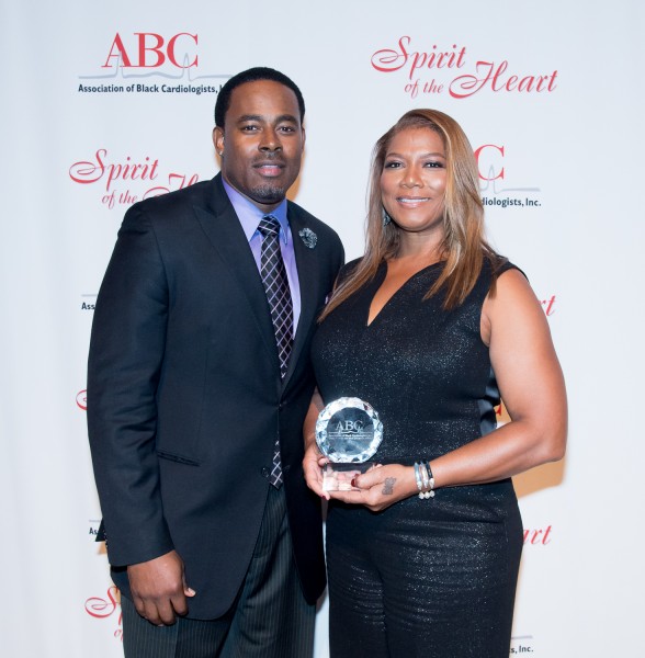 Ben Asen Event Photo: Actor, Lamman Rucker presenting Spirt of Heart Award to Queen Latifah at the Association of Black Cardiologist Gala 2016