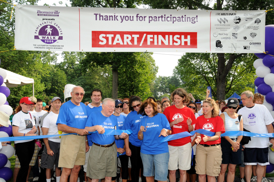 Ben Asen Event Photo: Lustgarten Foundation for Pancreatic Research with Cablevision CEO & Founder Charles Dolan at Lustgarten Foundation Long Island Walk