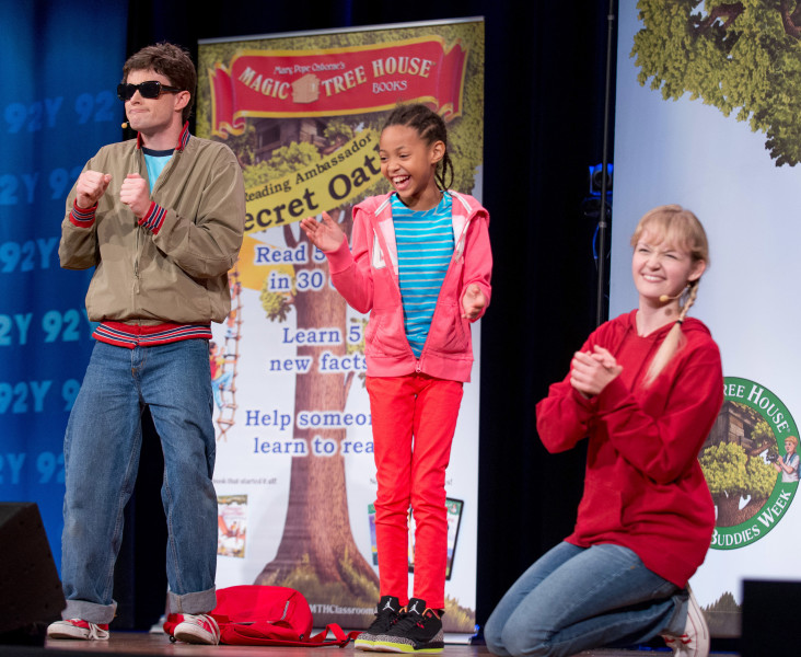 Ben Asen Event Photo: Random House Magic Tree House Performance AT the 92nd Street Y