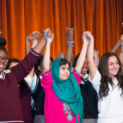 Ben Asen Event Photo: Malala Yousafzai with New York City High School students