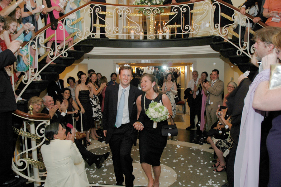 Ben Asen Celebrations Photo: Bride and groom