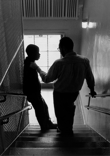 Ben Asen Editorial Photo: United Way of NYC- Teacher Giving Guidance to a NYC High School Student